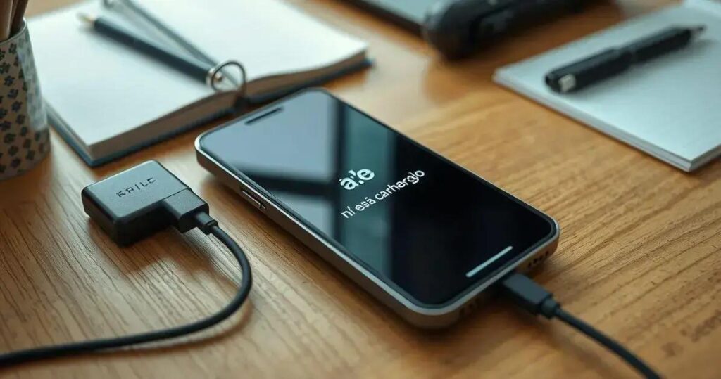 celular não carrega