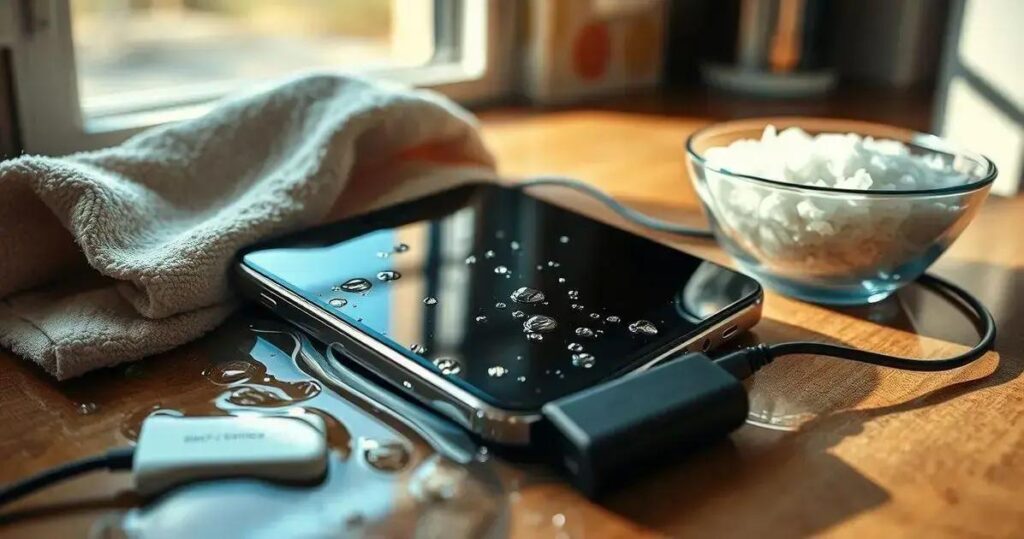 Celular molhou: O que fazer nos primeiros segundos para salvar celular molhou o que fazer