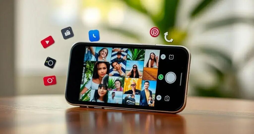 como fazer montagem de foto no celular
