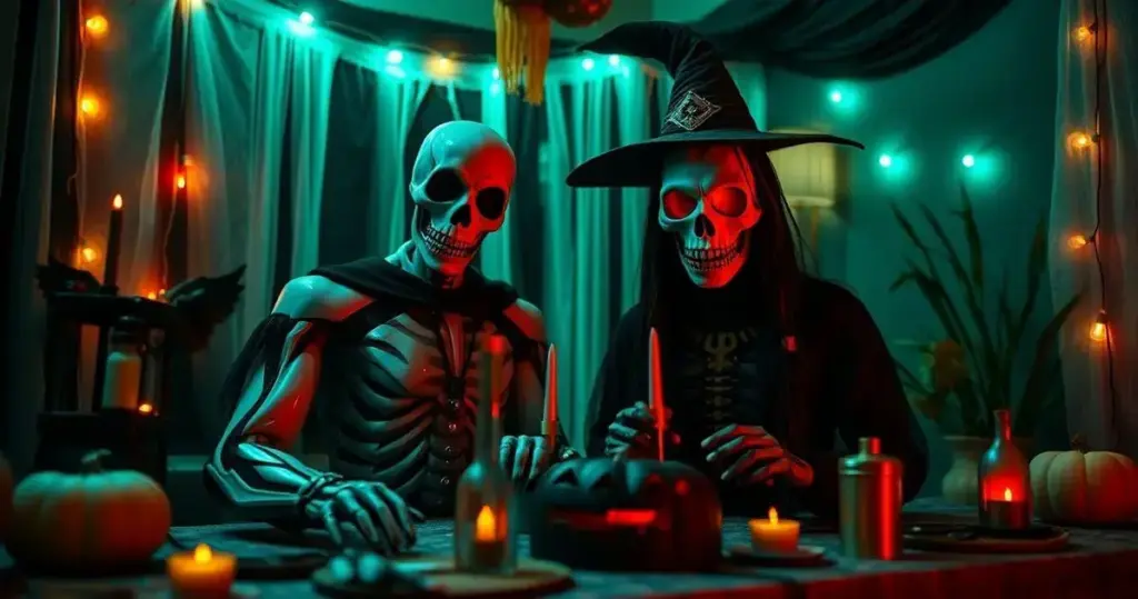 Decoração Halloween Noite de Terror Com Estilo e Diversão decoração halloween