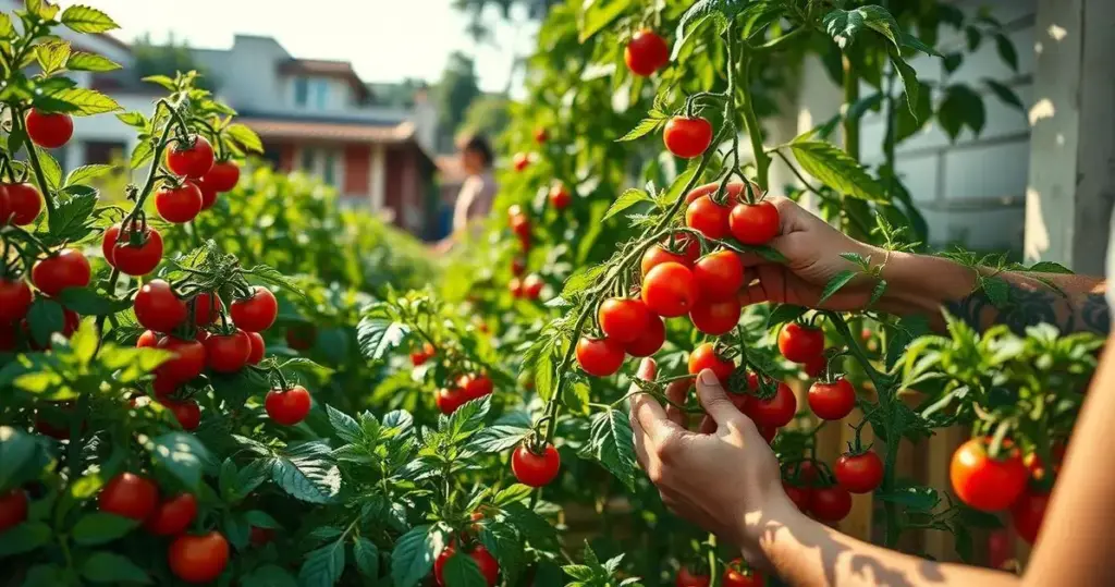 tomates cereja como plantar
