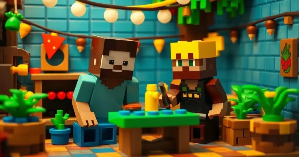 Decoração Minecraft: Construa Uma Festa Bloco a Bloco Inesquecível decoração minecraft