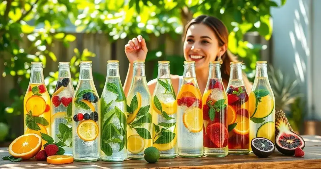 Águas Saborizadas Refrescantes e Saudáveis Para o Verão receitas de água saborizada