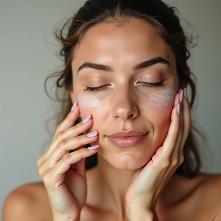 Preparação da pele antes da maquiagem para melasma.