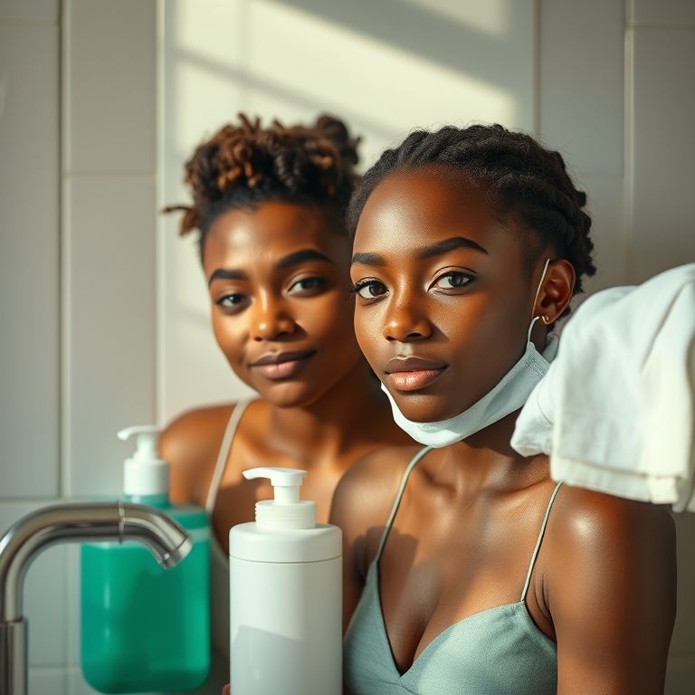 Sabonetes íntimos para diferentes tipos de pele feminina.