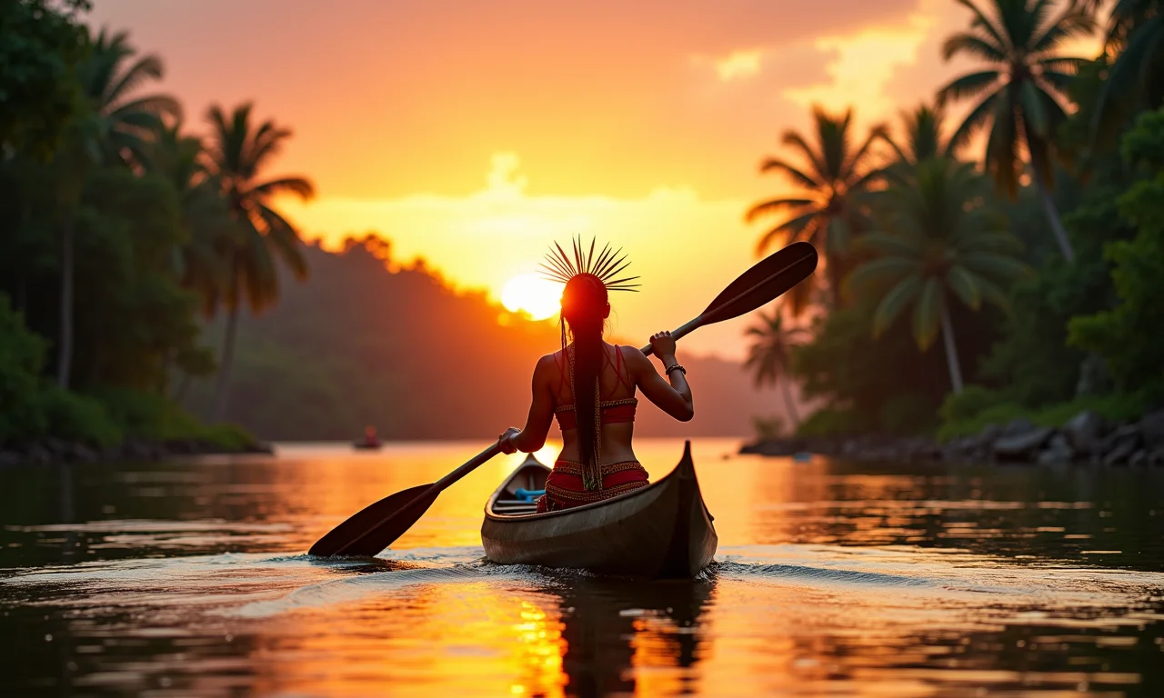 Encontro do rio Amazonas com o oceano, destacando a beleza dos paraísos amazônicos.