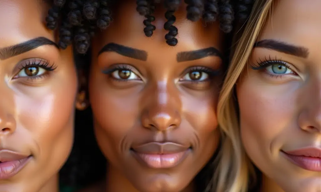 Tendências de sobrancelhas para 2025: natural, marcada, descolorida, henna e micropigmentada.