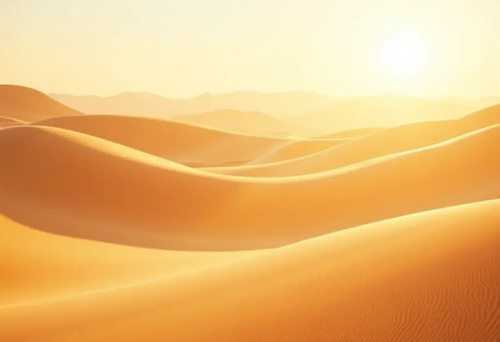 Dunas de areia no Brasil: Roteiros exóticos e paisagens de tirar o fôlego Dunas de areia dourada sob a luz do sol no Brasil