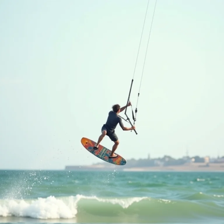 Kite surf na Praia do Campeche