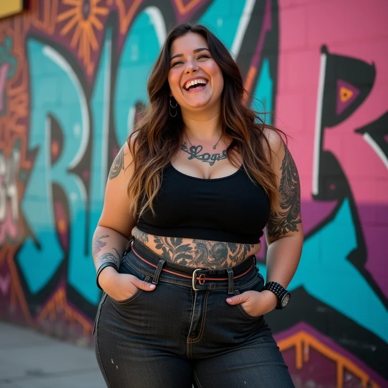 Look rocker e descolado com calça de cirrê