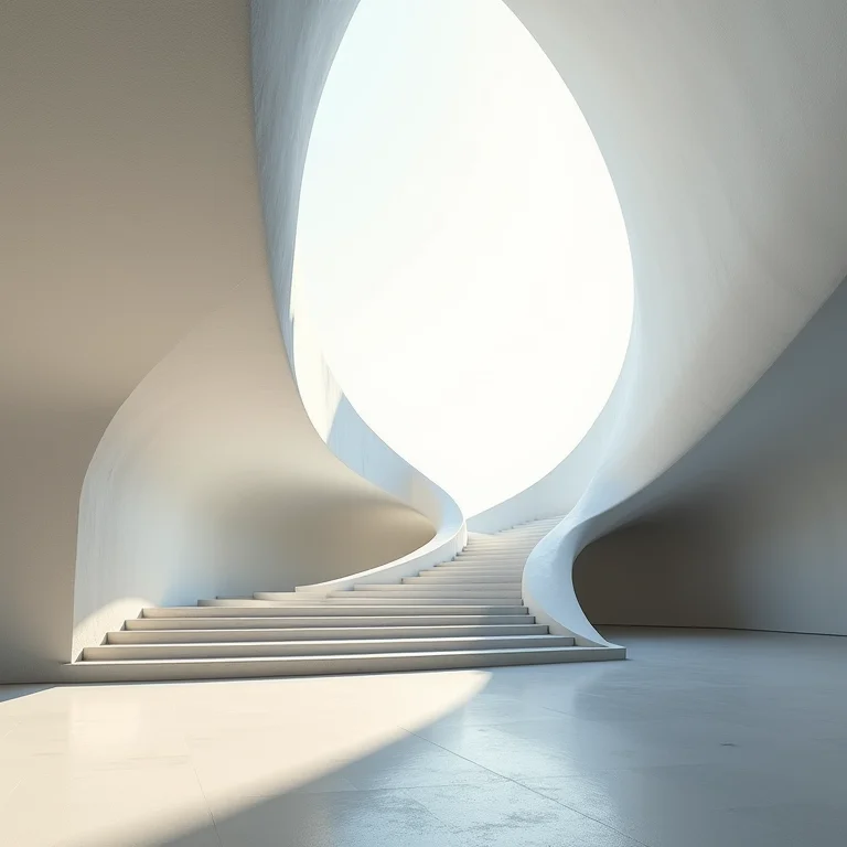 Maravilha arquitetônica moderna com design geométrico e estética minimalista