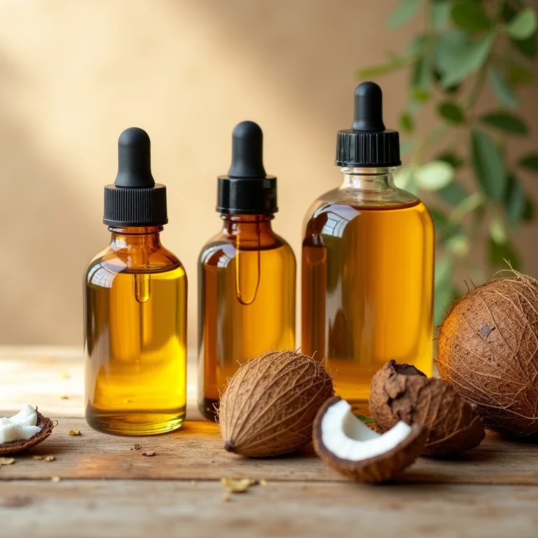 Óleos vegetais para o detox da pele: coco, jojoba e rosa mosqueta