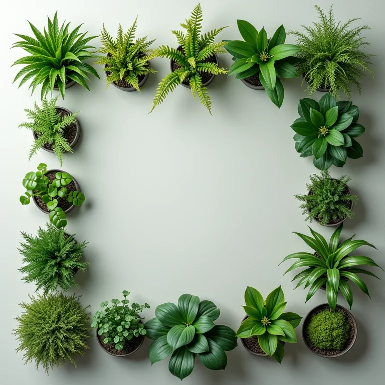 Plantas recomendadas para parede verde interna