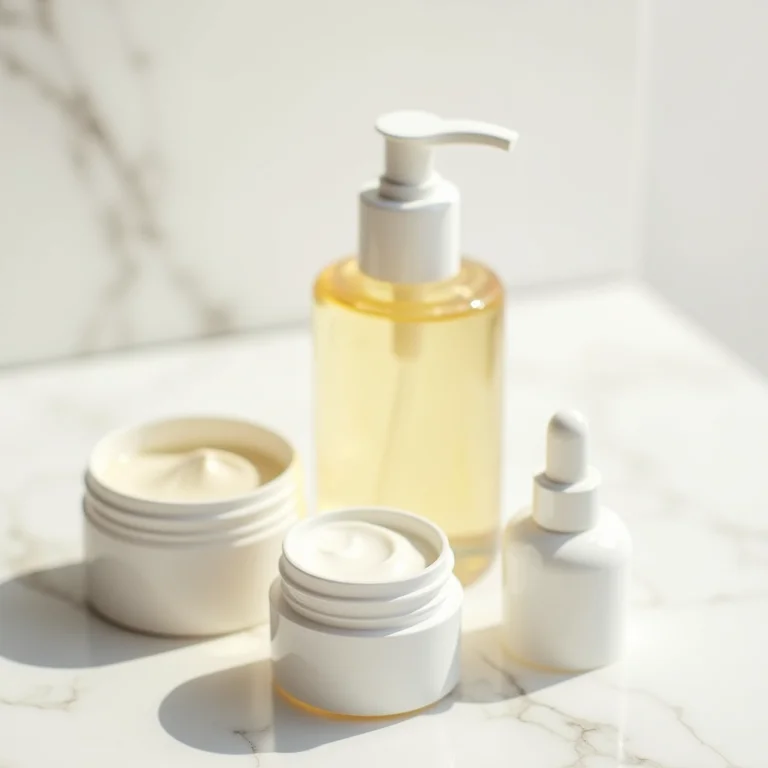 Produtos de skincare para double cleansing