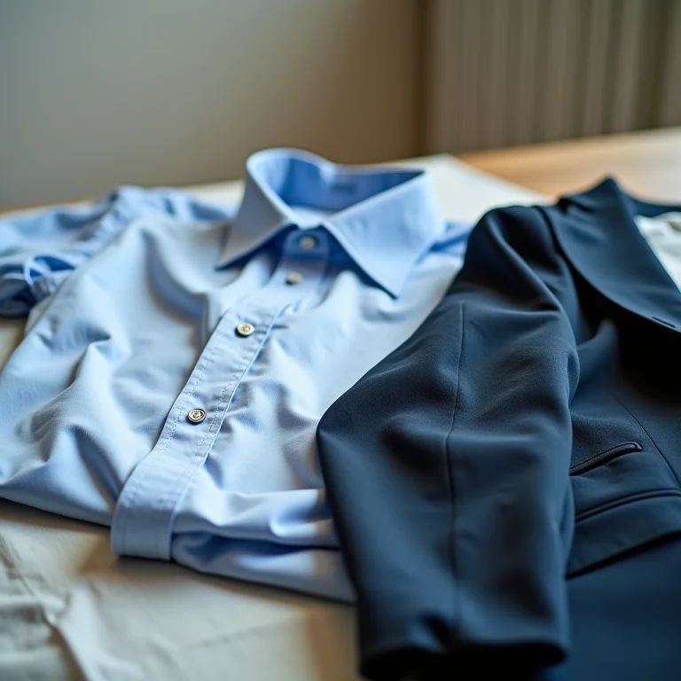 Roupas amassadas x roupas passadas para entrevista