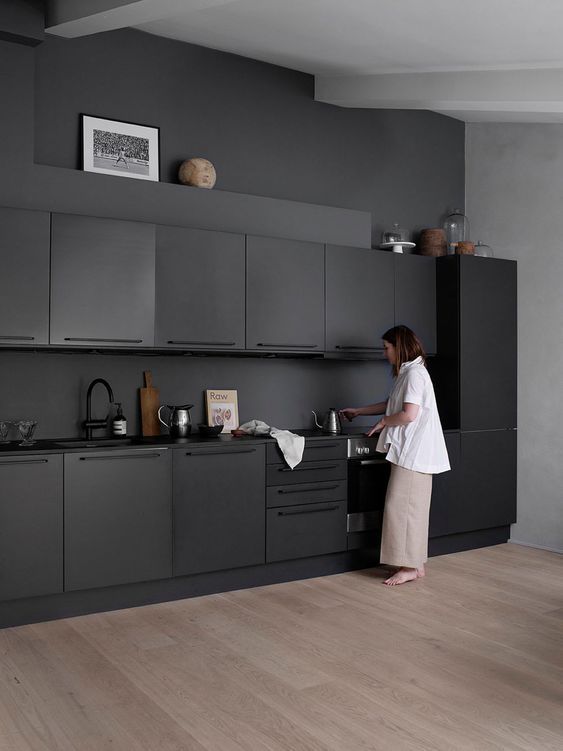 cozinha preta