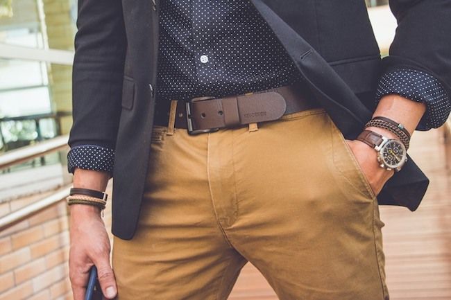 cinto masculino como escolher
