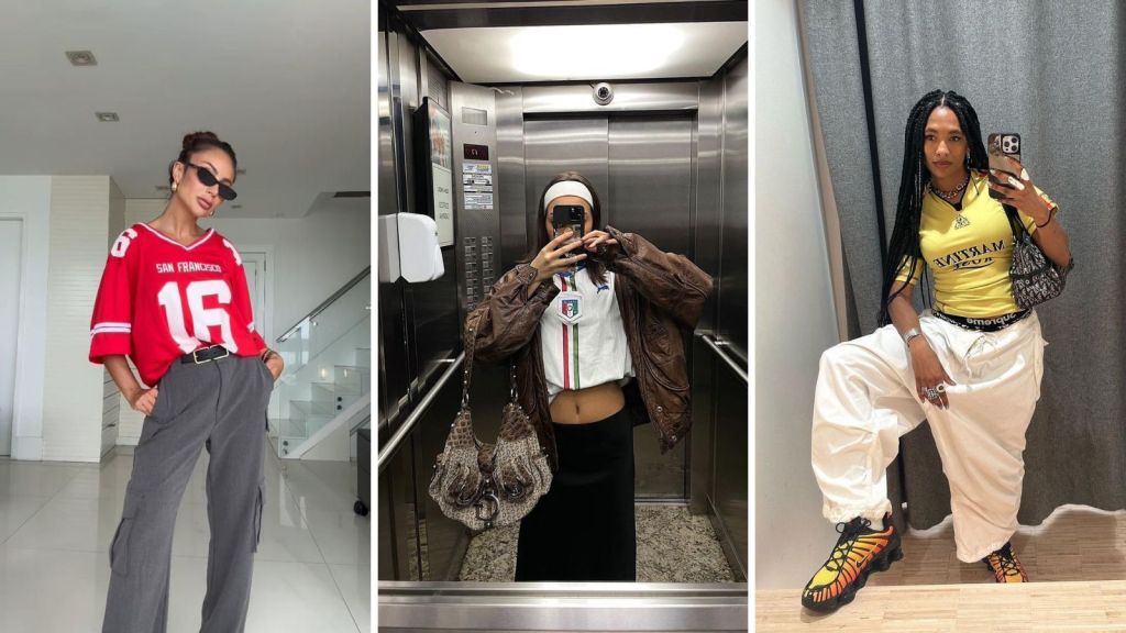 como usar camisa de time feminina