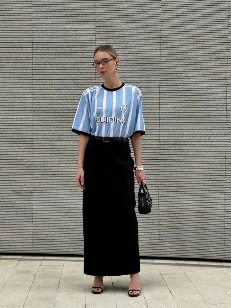 como usar camisa de time feminina