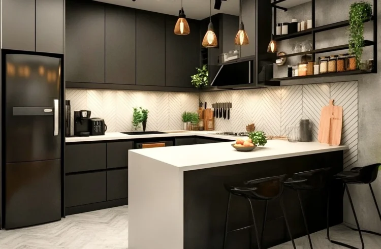 5 Dicas para uma Cozinha Preta Elegante e Funcional