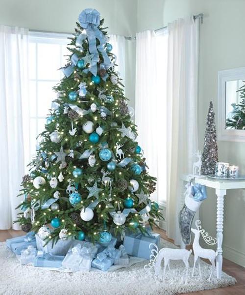 decoração de natal azul