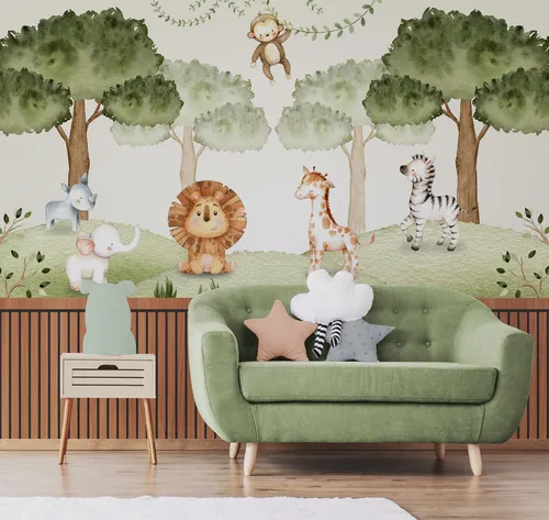 Guia completo de elementos decorativos para o tema safari no quarto do bebê