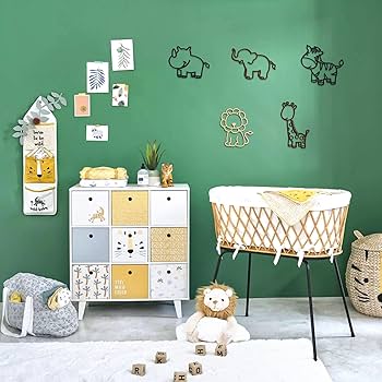 Iluminação perfeita para o quarto de bebê safari: conforto e segurança