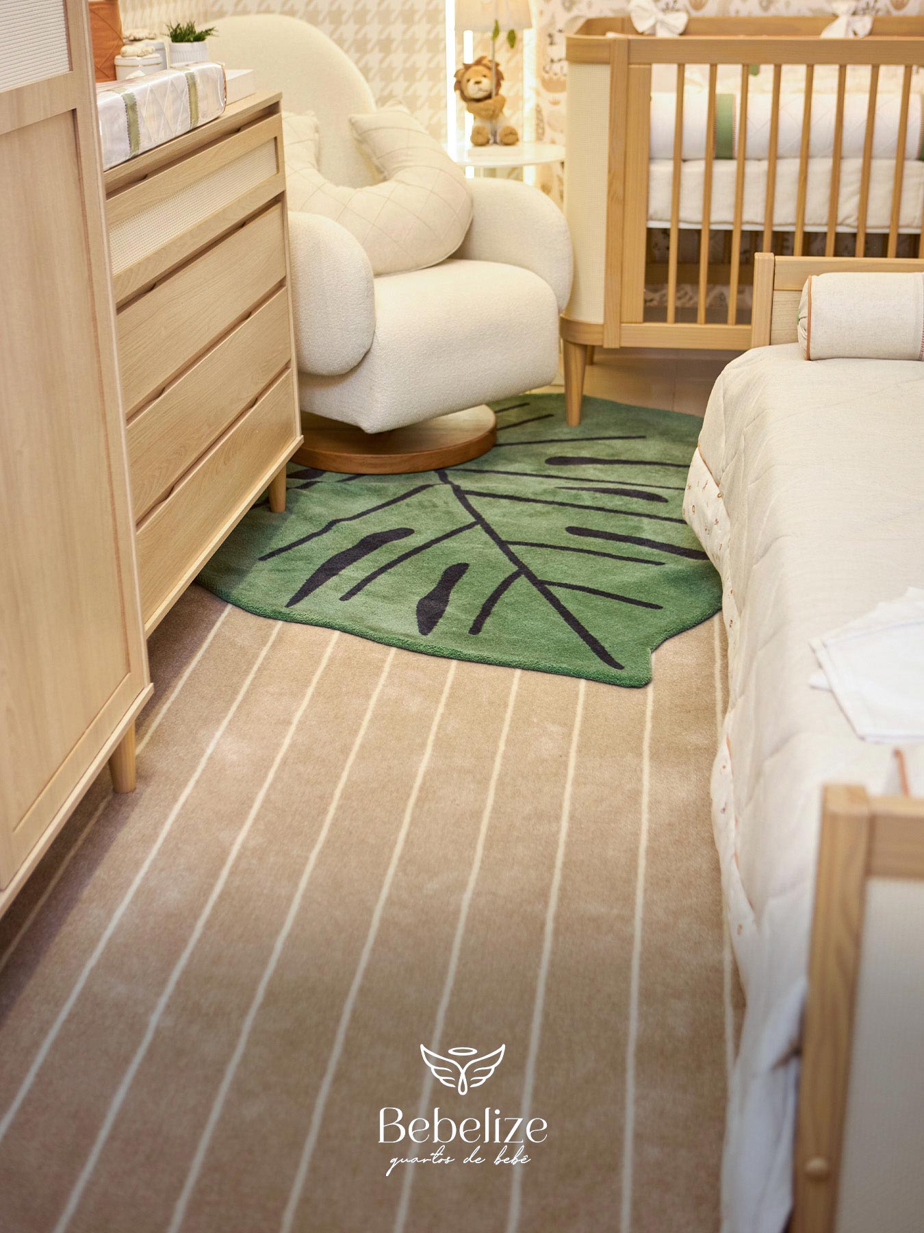 Iluminação perfeita para o quarto de bebê safari: conforto e segurança