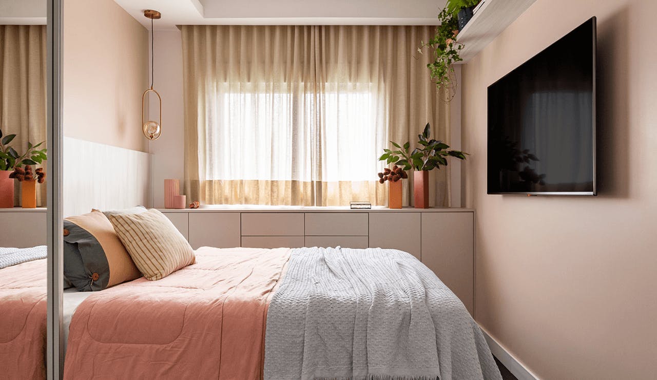 Minimalismo e Conforto: Projetos de Quarto de Casal Planejado Modernos