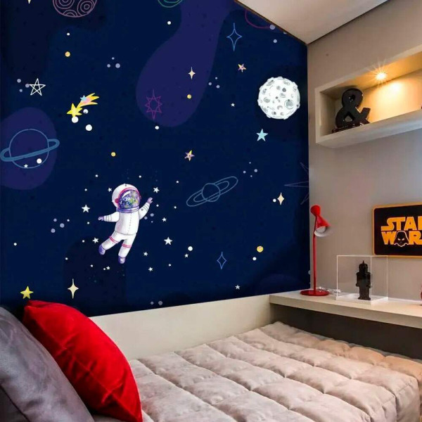 Como Escolher o Papel de Parede Perfeito para o Tema Espacial