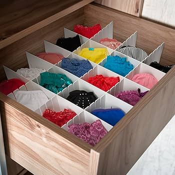 organizador de gavetas quarto