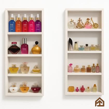 Decoração e Organização: Transforme Seus Perfumes em Destaque com Nichos e Expositores
