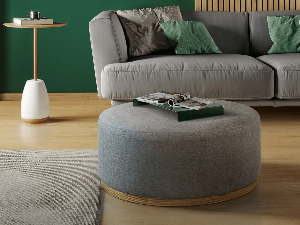 5 maneiras criativas de usar puffs na decoração da sala