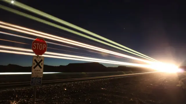 sinal de luz na estrada