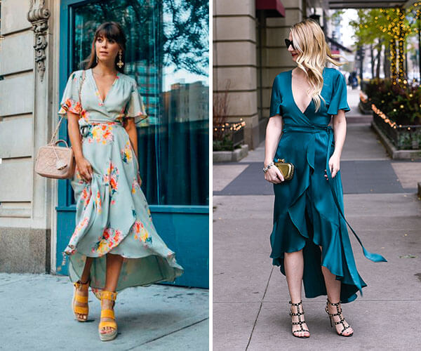 O Que Torna o Vestido Transpassado Tão Especial? - inspiração 1