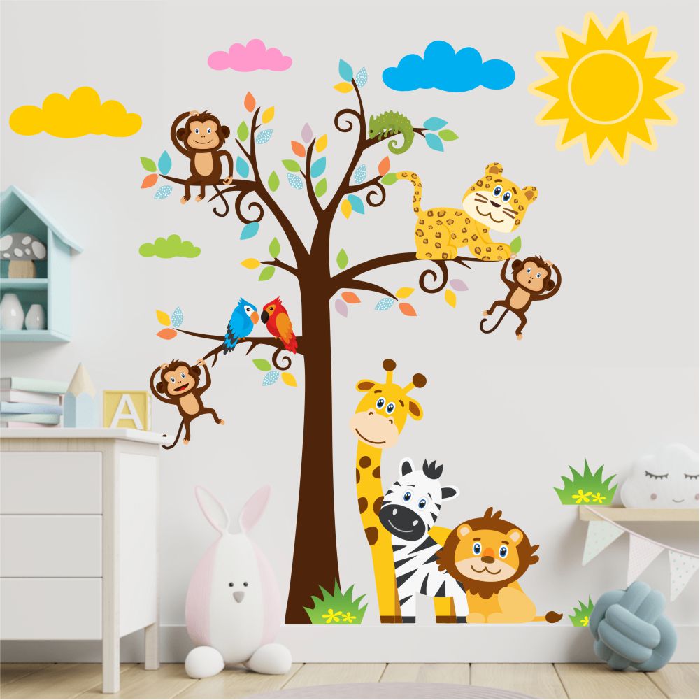 Como Escolher o Adesivo de Parede de Árvore Ideal para o Quarto do seu Bebê