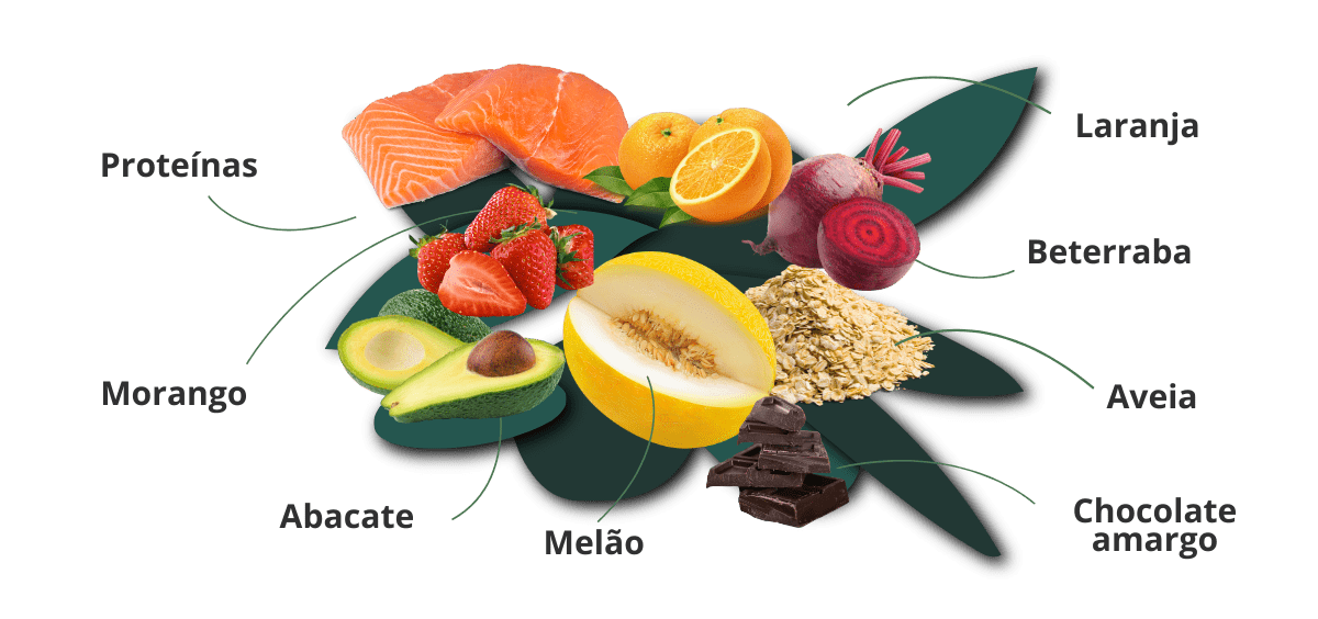 Receitas com alimentos para uma pele radiante