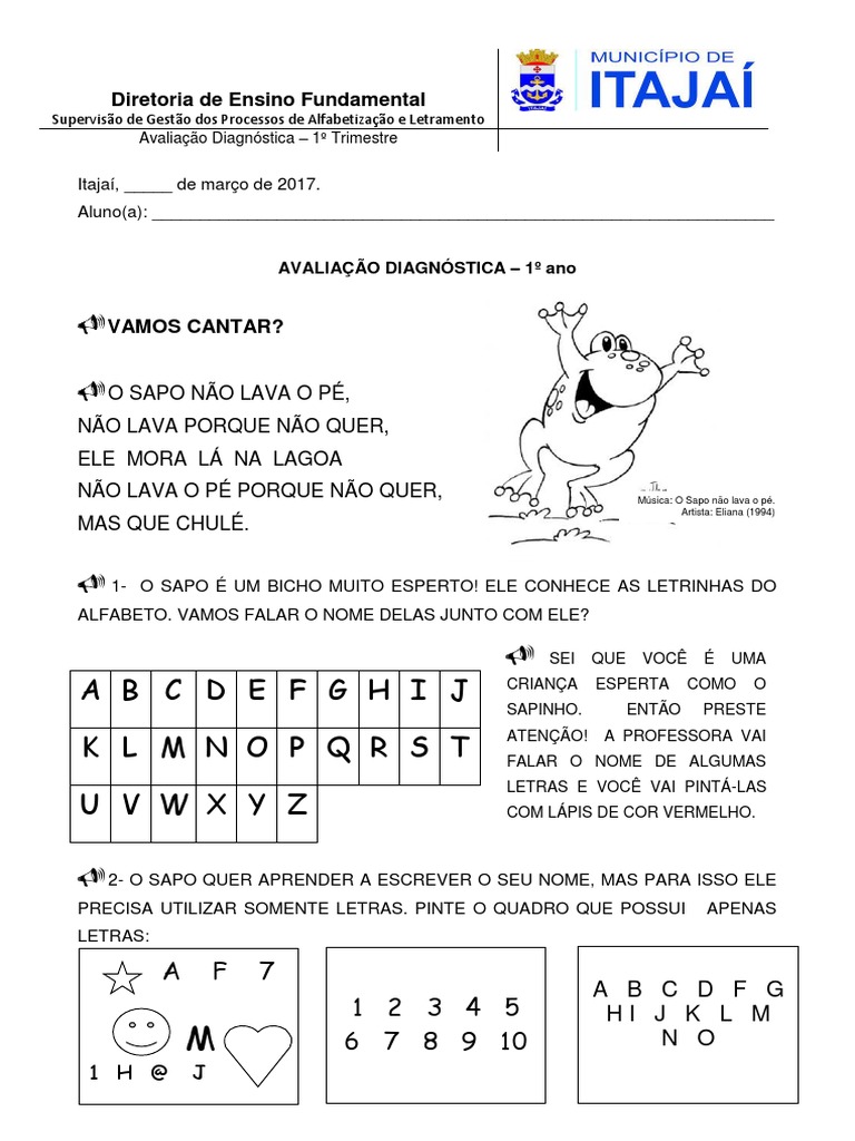 Avaliação Diagnóstica: Um Roteiro para Professores dos Anos Iniciais