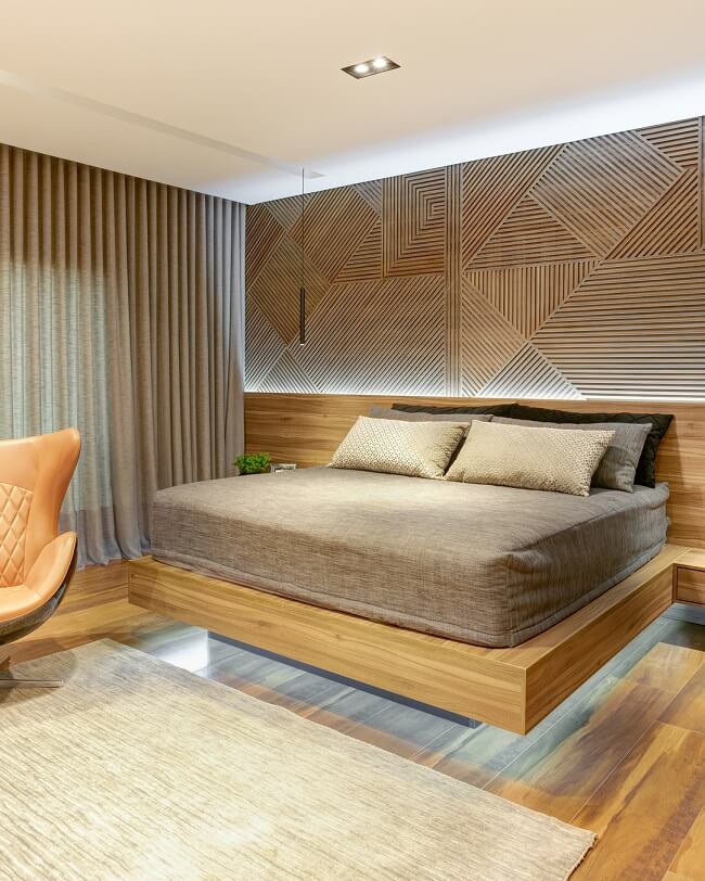 Cama flutuante: Guia completo de design e instalação