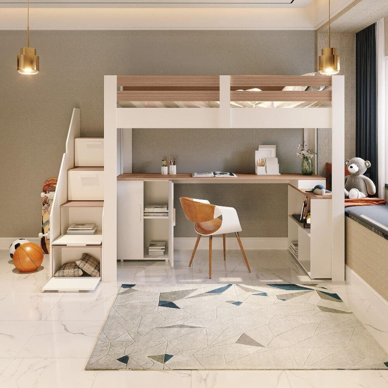 Como escolher a cama loft ideal para otimizar seu quarto pequeno