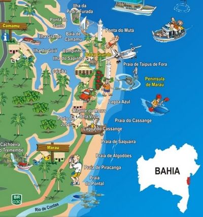 cidades litoraneas do sul da bahia