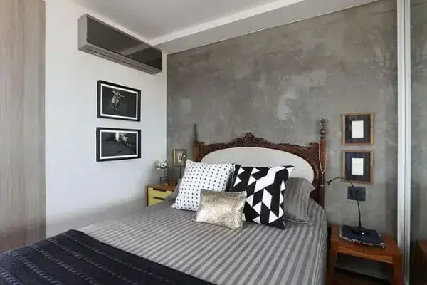 Papel de Parede Cimento Queimado: A Alternativa Rápida e Econômica para seu Quarto