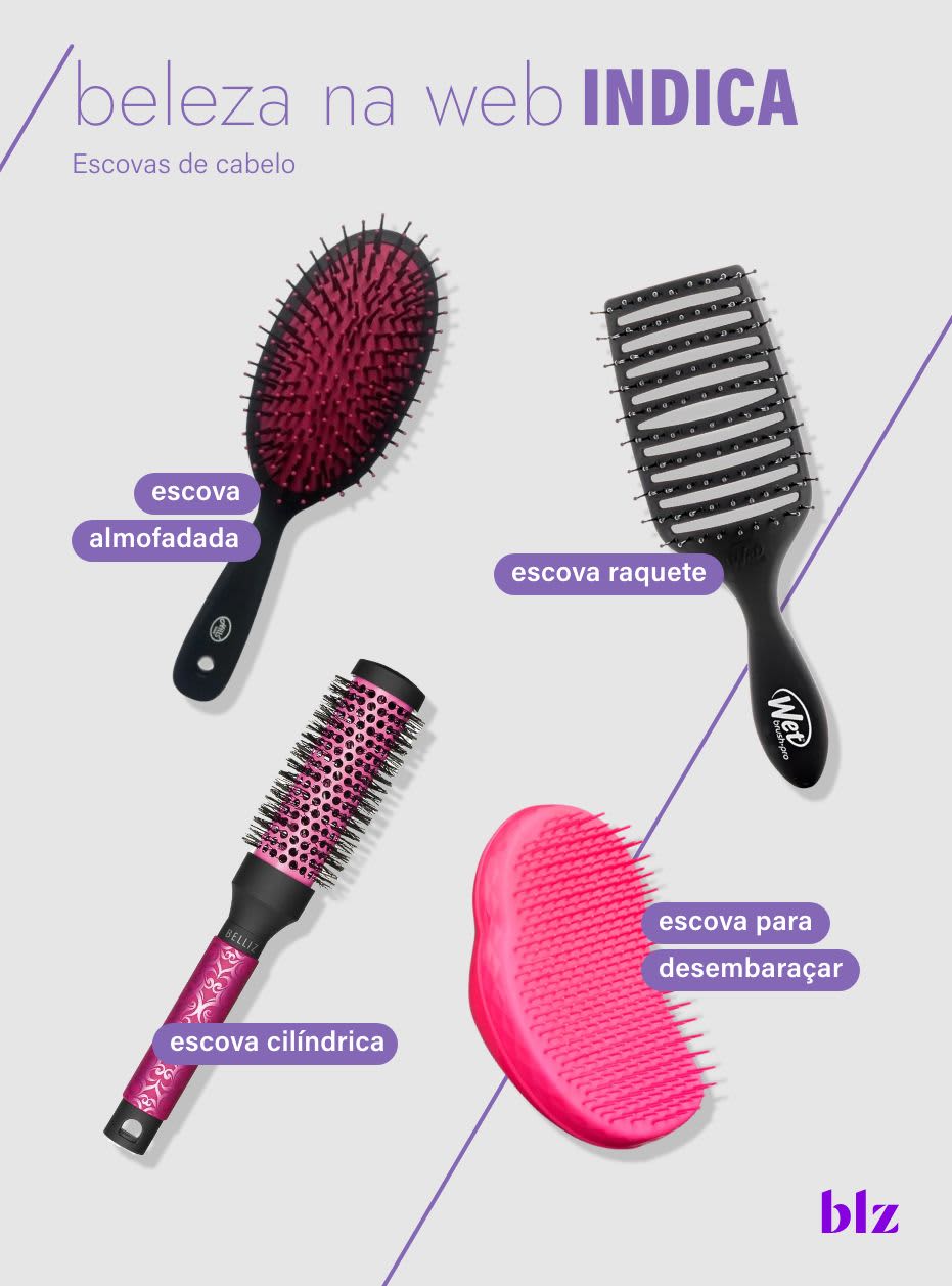 como escolher a escova de cabelo certa