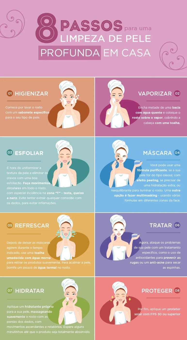 como fazer uma limpeza de pele em casa
