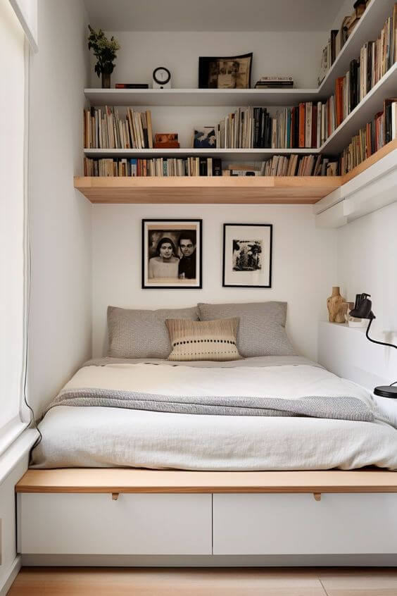 como organizar quarto pequeno