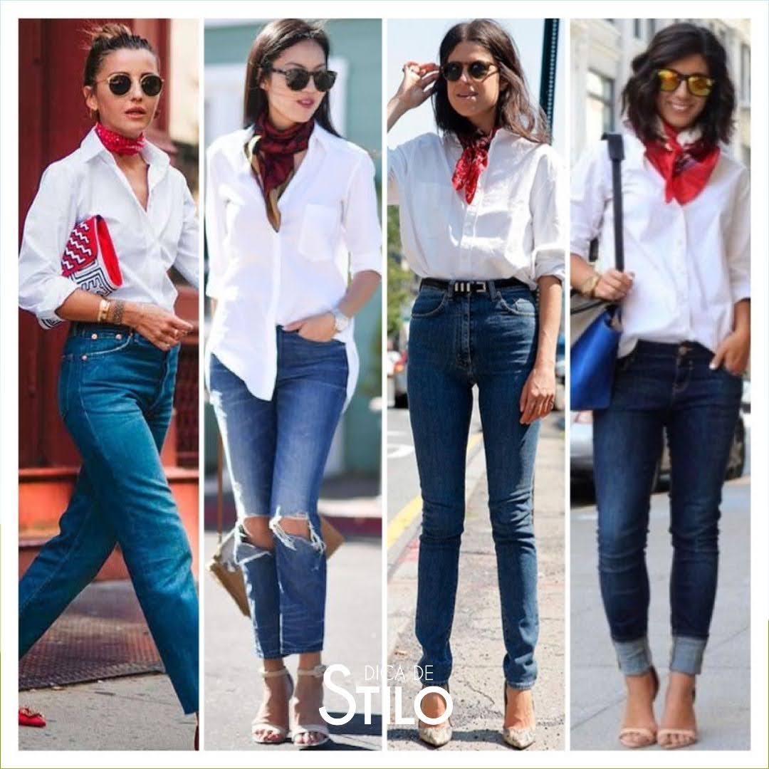 Do casual ao chic: A versatilidade do jeans com camisa branca