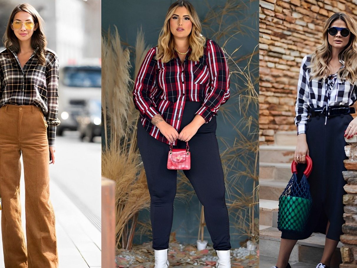 como amarrar camisa xadrez na cintura estilo country