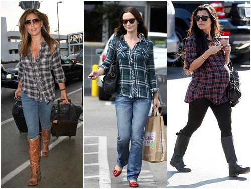como usar camisa xadrez no estilo country feminino