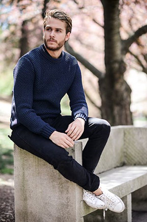 como usar suéter masculino