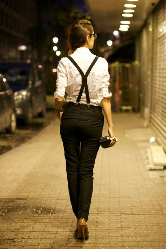 como usar suspensório feminino